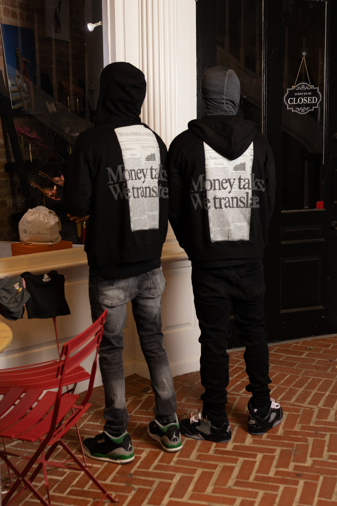 Money Talks. We Translate. Zip up Hoodie